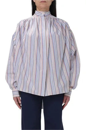 Etro Femme, Blouses et Chemises, Multicolore, Taille: 38 FR Chemisier en Soie à Rayures Multicolores