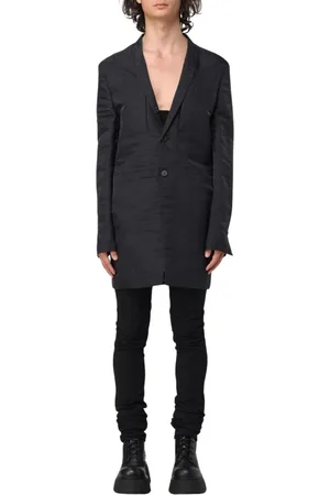 Rick Owens Homme, Manteaux, Noir, Taille: M Blazer RelaxedFit Noir