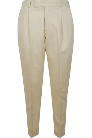PT Torino Homme, Pantalons, , Taille: XL Pantalon Sur Mesure Crème pour Looks Estivaux