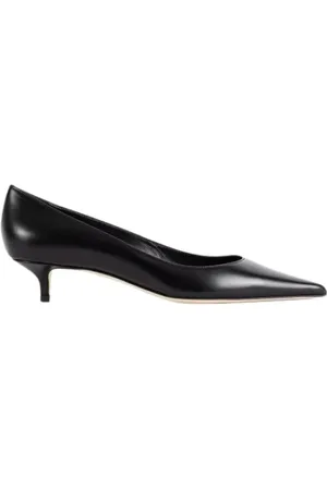 Jimmy Choo Femme, Chaussures, Noir, Taille: 37 1/2 EU Escarpins Amelia en Cuir Noir
