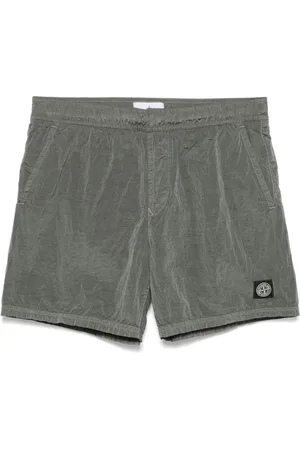 Stone Island Homme, Maillots de bain, Vert, Taille: XL Short de bain vert forêt avec taille élastique