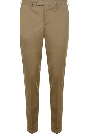 PT Torino Homme, Pantalons, Brun, Taille: 2XL Pantalon Sur Mesure Noisette pour un Style Élégant