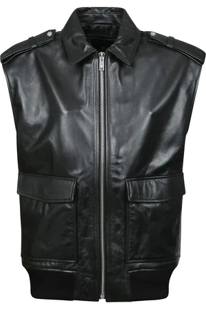 ANINE BING Femme, Vestes, Noir, Taille: 38 FR Gilet Oversize Vintage en Cuir