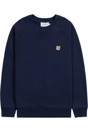 Maison Kitsuné Homme, Sweatshirts et sweats à capuche, Bleu, Taille: S Pulls Élégants