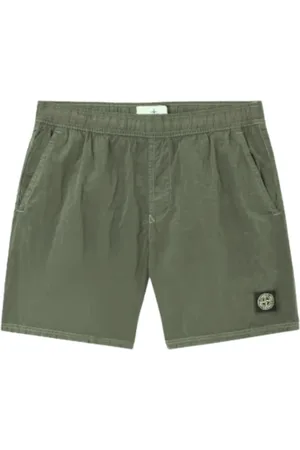Stone Island Homme, Maillots de bain, Vert, Taille: M Shorts de bain iridescent vert