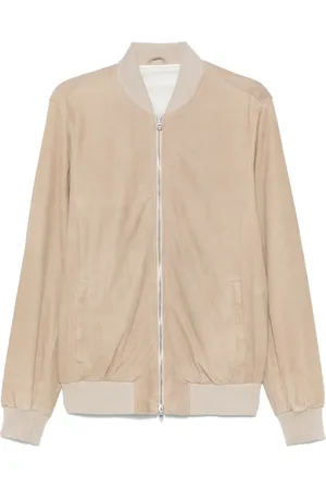 BARBA Homme, Vestes, , Taille: L Veste en daim à zip