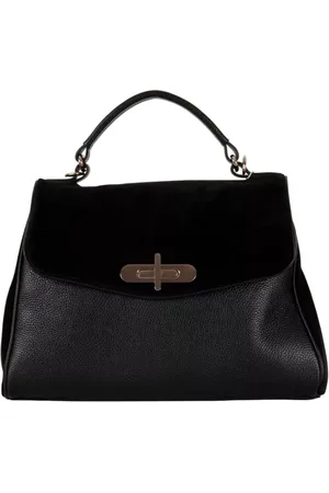 BALDININI Femme, Sacs, Noir, Taille: ONE Size Sac à main en cuir noir