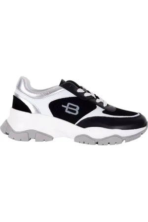 BALDININI Femme, Chaussures, Noir, Taille: 36 EU Baskets noires et blanches