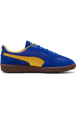 PUMA Homme, Chaussures, Bleu, Taille: 45 EU Vintage Vivid & Sunny Yellow Baskets