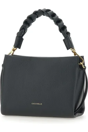 Coccinelle Femme, Sacs, Noir, Taille: ONE Size Sac en Cuir Noir Boheme avec Compartiments