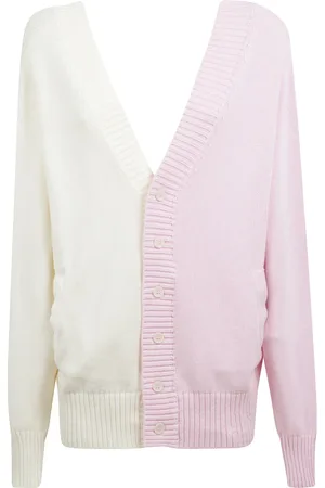 Fiorucci Femme, Pulls, Multicolore, Taille: 40 FR Cardigan bicolore avec détails de boutons