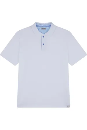 Paul & Shark Homme, Tops, Blanc, Taille: L Polo en Jersey Doux avec Détails en Lin