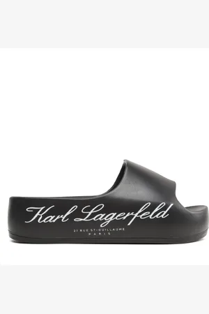 Karl Lagerfeld Femme, Chaussures, Noir, Taille: 40 EU Hotel Platform Slide
