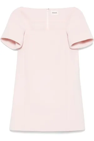 Khaite Femme, Robes, Rose, Taille: 36 FR Mini Robe Rose avec Col Carré