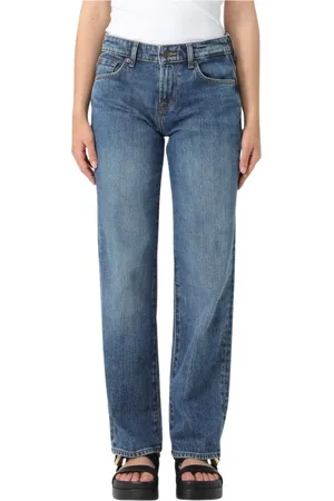 7 for all Mankind Femme, Jeans, Bleu, Taille: W32 Jean droit classique bleu
