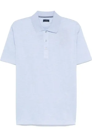 Paul & Shark Homme, Tops, Bleu, Taille: 2XL Polo en Coton Classique Design Italien
