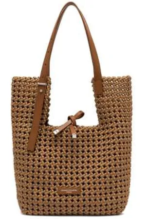 Gianni chiarini Femme, Sacs, Brun, Taille: ONE Size Sac Fourre-Tout Souple Géométrique Nature