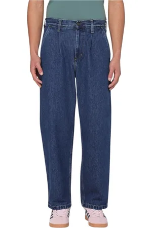 Carhartt Homme, Jeans, Bleu, Taille: W32 Jean plissé coupe décontractée pour homme