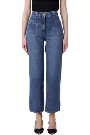Elisabetta Franchi Femme, Jeans, Bleu, Taille: W26 Jean Droit Classique Bleu