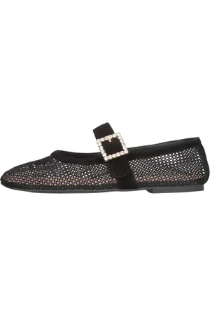 Pretty Ballerinas Femme, Chaussures, Noir, Taille: 37 EU Élégantes ballerines fermées avec strass