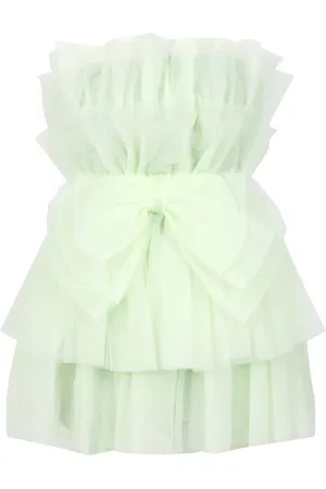 ANIYE BY Femme, Robes, Vert, Taille: 36 FR Robe sans manches en tulle avec à la taille
