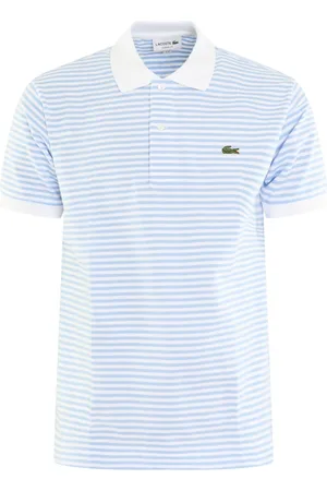 Lacoste Homme, Tops, Multicolore, Taille: XL Polo Homme Blanc/Bleu