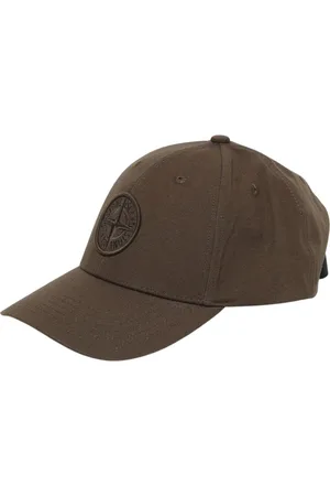 Stone Island Homme, Accessoires, Vert, Taille: ONE Size Casquette de Baseball Bleue Accessoire Moderne Élégant
