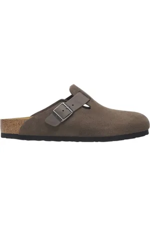 Birkenstock Homme, Chaussures, Gris, Taille: 41 EU Chaussures Plates Grises avec Semelle Confort