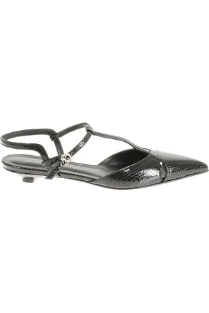 SERGIO LEVANTESI Femme, Chaussures, Noir, Taille: 39 EU Élégantes Chaussures Slingback Italiennes