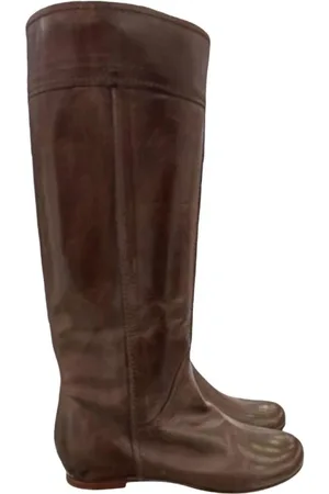 Chloé Femme, Chaussures, Brun, Taille: 38 EU Bottes en Cuir Élégantes pour Femmes
