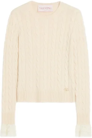 VALENTINO GARAVANI Femme, Pulls, , Taille: 40 FR Collection de Pulls Blancs
