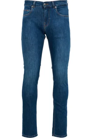 FAY Homme, Jeans, Bleu, Taille: W40 Denim Slim Fit Jeans