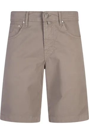 Jacob Cohen Homme, Shorts, Gris, Taille: W34 Pantalon Gris en Mélange de Coton