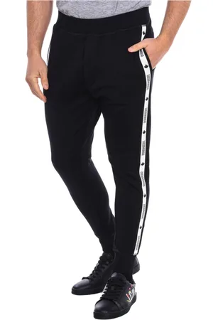 Dsquared2 Homme, Pantalons, Noir, Taille: S Pantalon de Sport à Taille Élastique