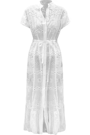 MC2 SAINT BARTH Femme, Robes, Blanc, Taille: 40 FR Robe d