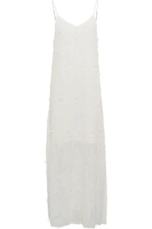 Karen by Simonsen Femme, Robes, Blanc, Taille: 48 FR Robe Élégante Bright