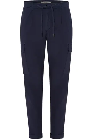 40 Weft Homme, Pantalons, Bleu, Taille: S Pantalon Cargo Bleu