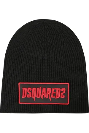 Dsquared2 Homme, Accessoires, Noir, Taille: ONE Size Chapeau Élégant pour Homme et Femme