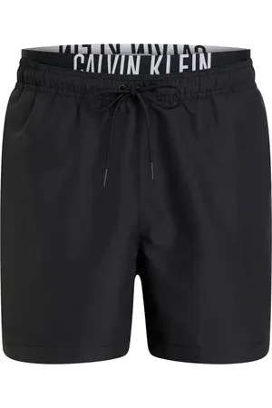 Calvin Klein Homme, Maillots de bain, Noir, Taille: S Shorts de mer noirs pour hommes
