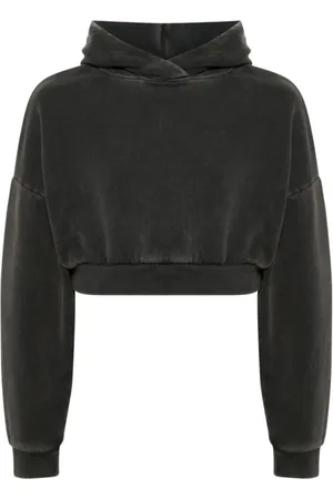 Entire Studios Homme, Sweatshirts et sweats à capuche, Noir, Taille: L Sweat à capuche Noir Délavé Heavy