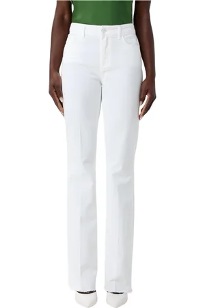 Liu Jo Femme, Jeans, Blanc, Taille: W30 Jeans Blancs Élégants Straight Leg