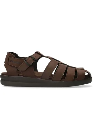 Mephisto Homme, Chaussures, Brun, Taille: 40 EU Sandalette homme marron foncé