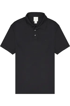 Calvin Klein Homme, Tops, Noir, Taille: L Polo à manches courtes brodé