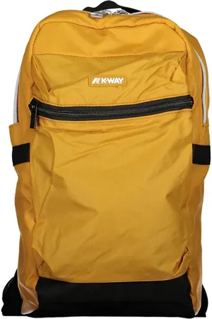 K-Way Femme, Sacs, Jaune, Taille: ONE Size Sac à dos en nylon jaune pour femmes