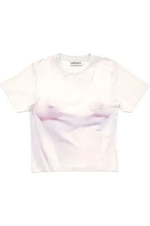 CARNE BOLLENTE Homme, Tops, Blanc, Taille: XS T-shirt Unisexe Splash Imprimé Graphique