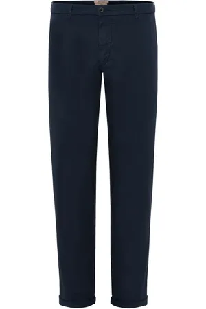 40 Weft Homme, Pantalons, Bleu, Taille: S Pantalon Chino Bleu