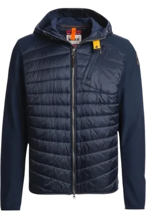 Parajumpers Homme, Vestes, Bleu, Taille: S Veste bleue en tissu mélangé