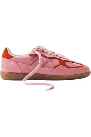 ALOHAS Femme, Chaussures, Rose, Taille: 39 EU Baskets en Cuir Rose Style Rétro