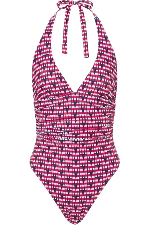 Moschino Femme, Maillots de bain, Rouge, Taille: 44 FR Maillot de Bain Bleu Géométrique