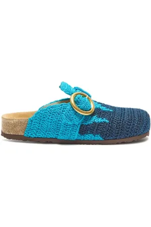 Maliparmi Femme, Chaussures, Bleu, Taille: 37 EU Bicolour Crochet Bleu Ciel Bleu